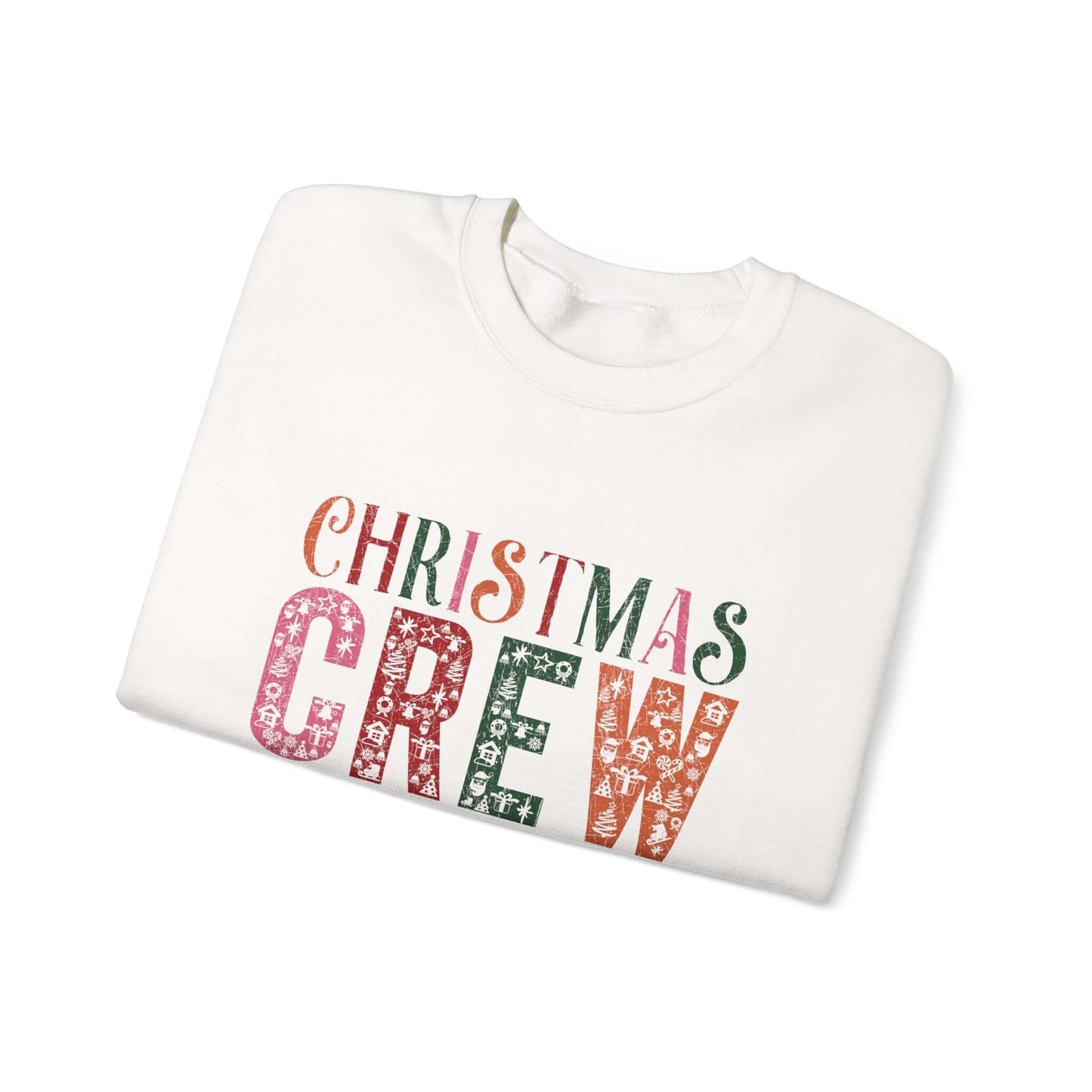 Christmas Crew Sweatshirt, Winter Festive Sweater, Xmas Gift Idea - PopCultureByDesign36