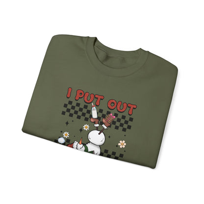 I Put Out For Santa Sweatshirt, Funny Christmas Sweatshirt, Funny XMas - PopCultureByDesign36