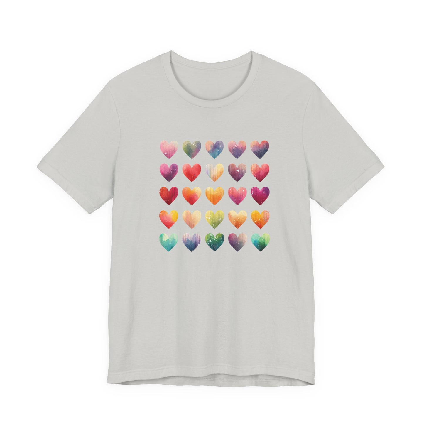 Bohemian Artsy Watercolor Shirt, Watercolor Tee, Watercolor Heart Tee - PopCultureByDesign36