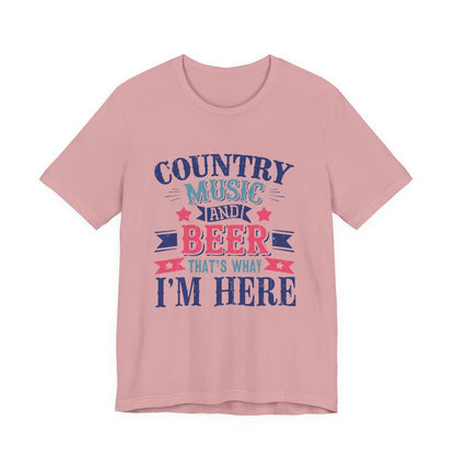 Country Music and Beer Shirt, Country Music Lover, Old Rodeo Shirt - PopCultureByDesign36