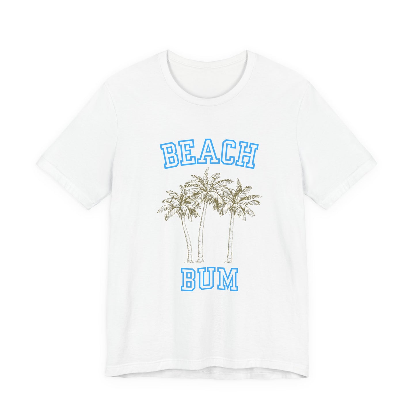 Beach Bum Palm Tree Shirt, Tropical Island Vacation Clothing, Palm Tree Lover Gift - PopCultureByDesign36