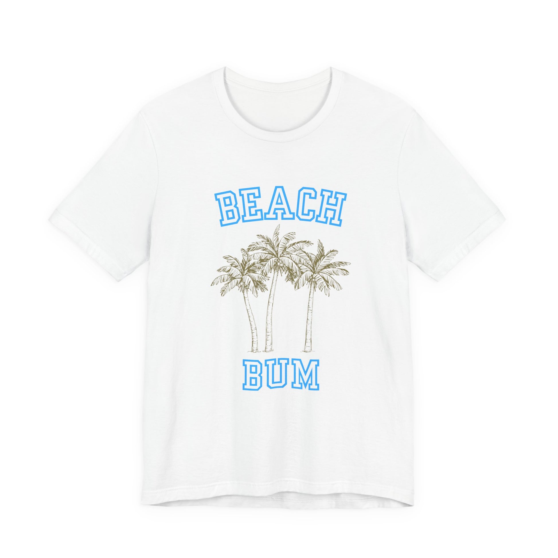 Beach Bum Palm Tree Shirt, Tropical Island Vacation Clothing, Palm Tree Lover Gift - PopCultureByDesign36