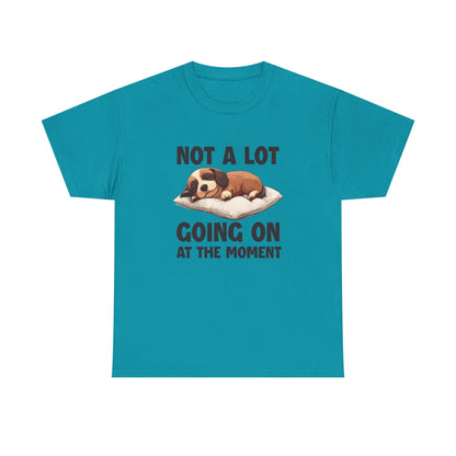Cute Puppy Sleeping, Dog Lover Animal Tshirt, Tired Puppy, Lazy Dog Shirt - PopCultureByDesign36