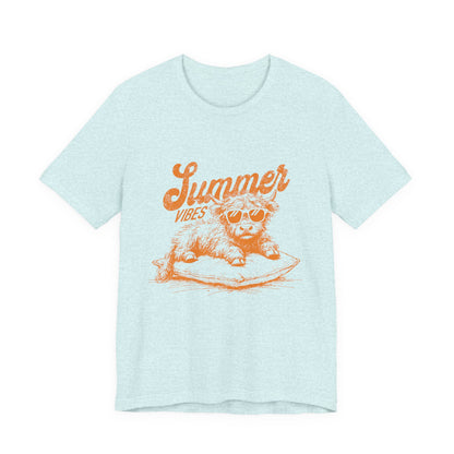 Summer Vibes Highland Cow Shirt, Western Shirt, Cow Shirt - PopCultureByDesign36