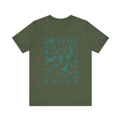 Vintage Ocean Tattoo Style T-Shirt, Retro Ocean Shirt, Ocean Shirt For Men - PopCultureByDesign36