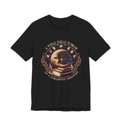 Reading Shirt, Librarian Shirt, Celestial Shirt, Book Lover Tee - PopCultureByDesign36