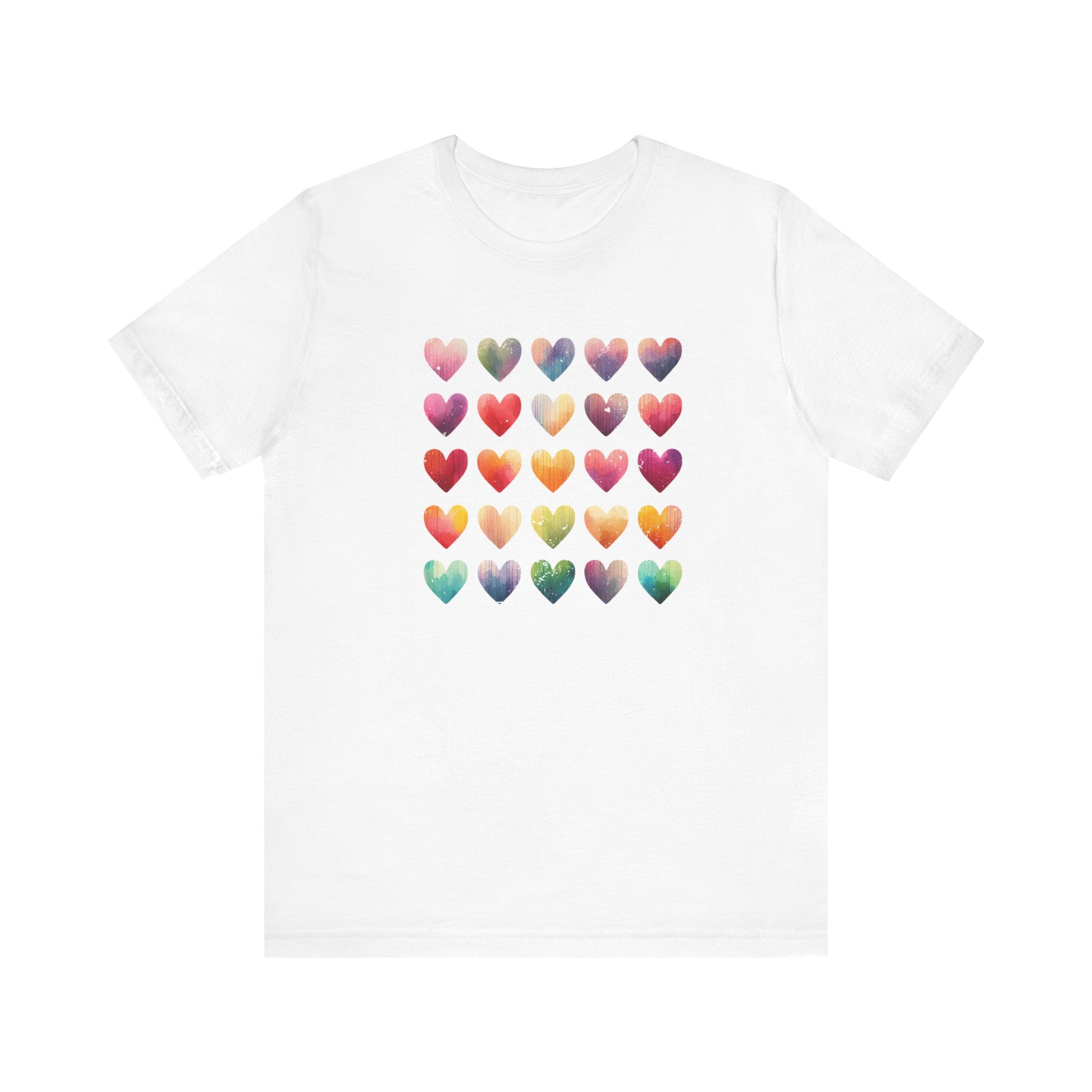 Bohemian Artsy Watercolor Shirt, Watercolor Tee, Watercolor Heart Tee - PopCultureByDesign36