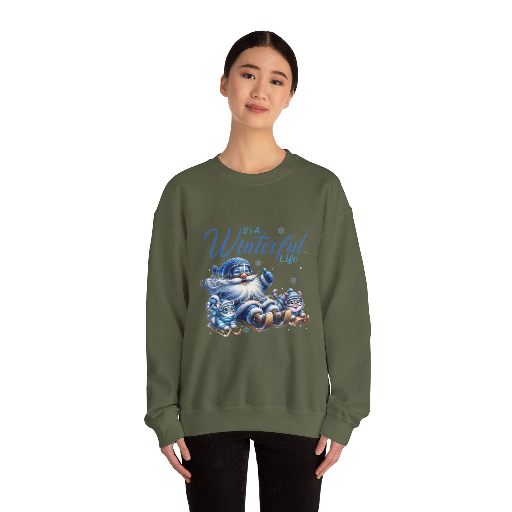 Santa Inspired, Funny santa sweatshirt, Retro Santa sweatshirt - PopCultureByDesign36