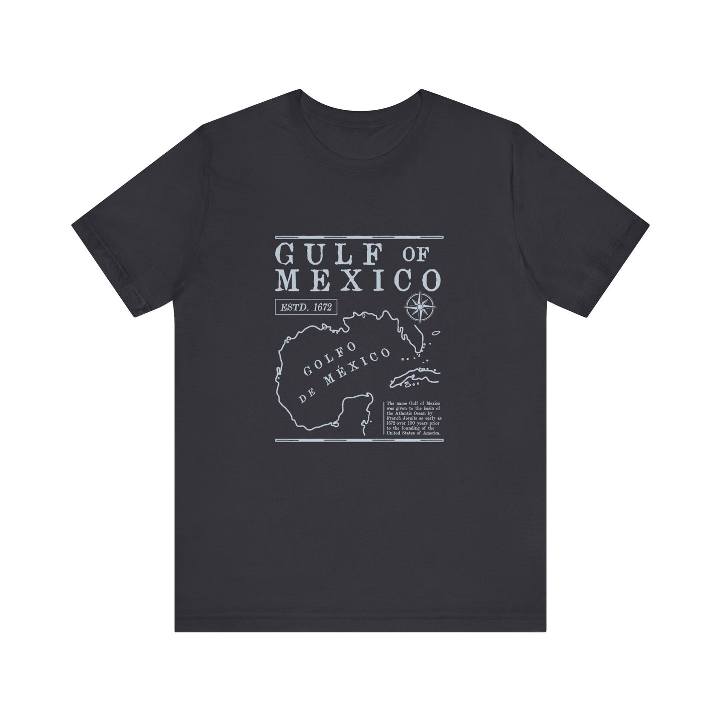Gulf of Mexico Shirt, Gulf Coast Shirt, Historical Gulf of Mexico - PopCultureByDesign36