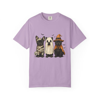 French Puppies Halloween T-shirt, Cute Frenchie Halloween, Dog Lover Shirt - PopCultureByDesign36