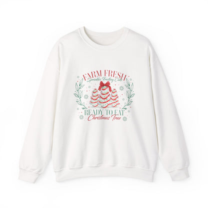 Farm Fresh Christmas Tree Cakes Shirt, Christmas Cake Sweatshirt - PopCultureByDesign36