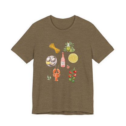 Italia Shirt, Coastal Grandma, Italian Summer Meal Tee - PopCultureByDesign36