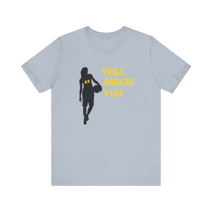 22 Shirt, WNBA Fan Shirt, Basketball Fan Shirt, Womens Sports Shirt - PopCultureByDesign36