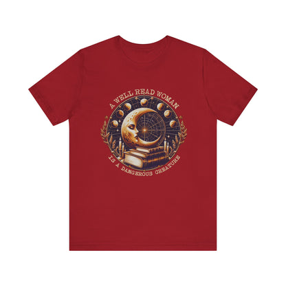 Reading Shirt, Librarian Shirt, Celestial Shirt, Book Lover Tee - PopCultureByDesign36
