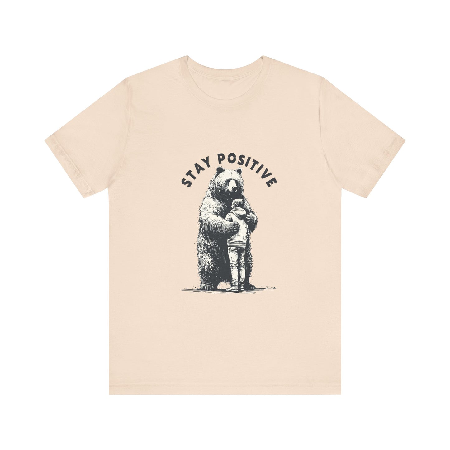 Stay Positive Bear Hug Shirt, Mental Health Shirt, Bear Hug Tee - PopCultureByDesign36