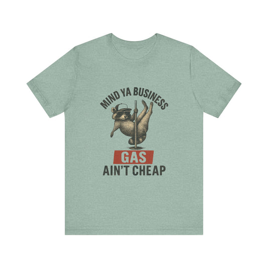 Funny Raccoon Pole Dancing Unisex Tee, Humorous Graphic Tee, - PopCultureByDesign36