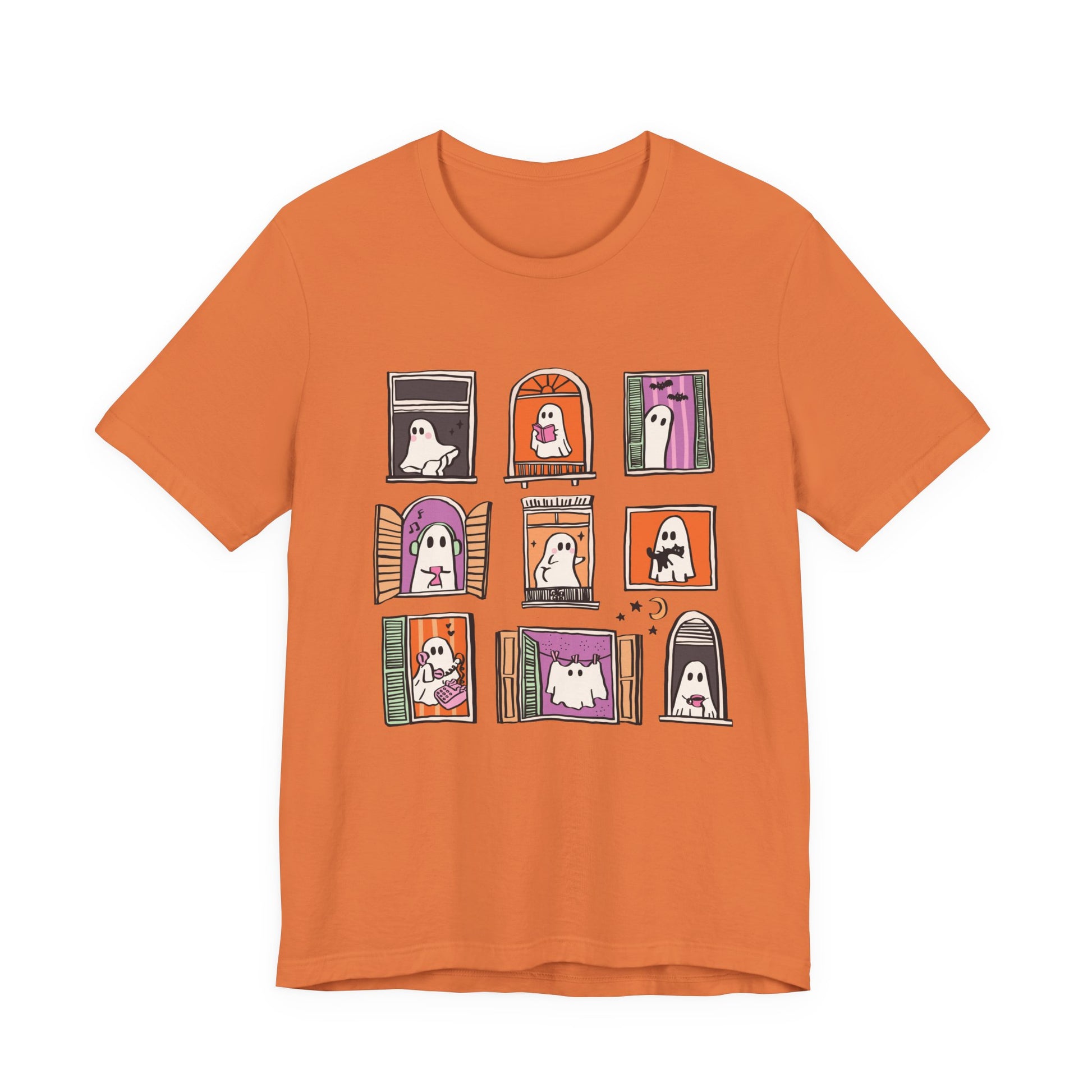 Ghostly Frames T-Shirt, Halloween Tee, Spooky Shirt - PopCultureByDesign36