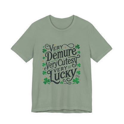 St Patrick's Day Tee, Irish Shamrock Tee, Feeling Lucky St Paddy's Shirt - PopCultureByDesign36