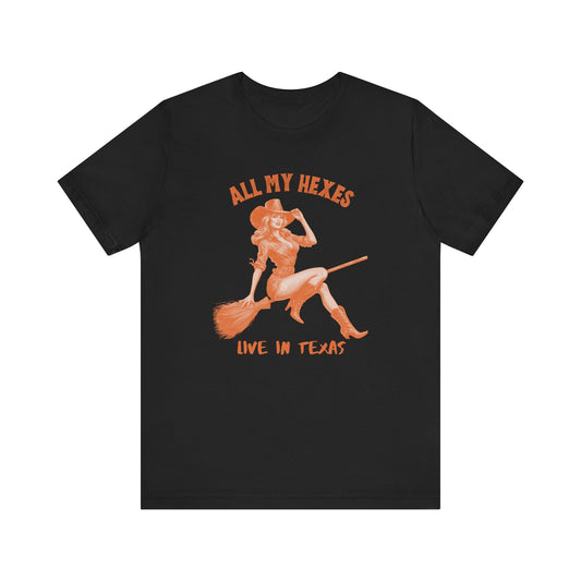 Witch Cowgirl Tee, Vintage Western Halloween T-Shirt, Witchy Vibes - PopCultureByDesign36