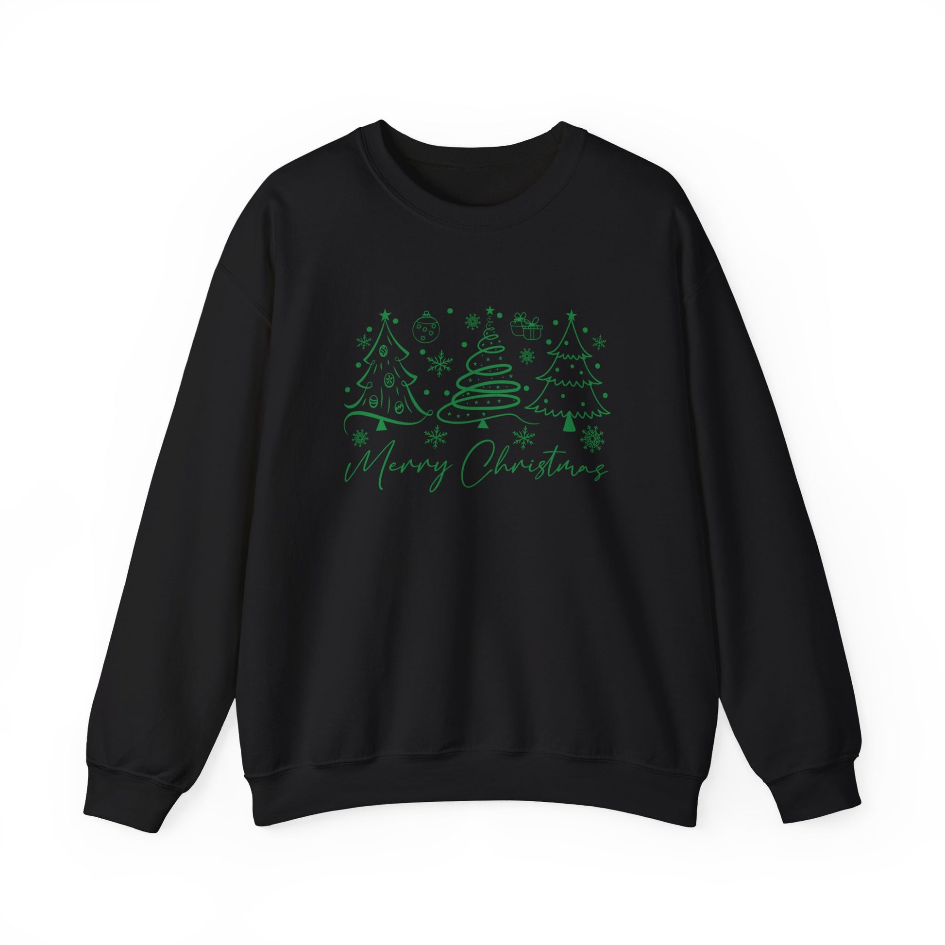 Boho Style Merry Christmas Sweatshirt, Cozy Christmas Outfit - PopCultureByDesign36