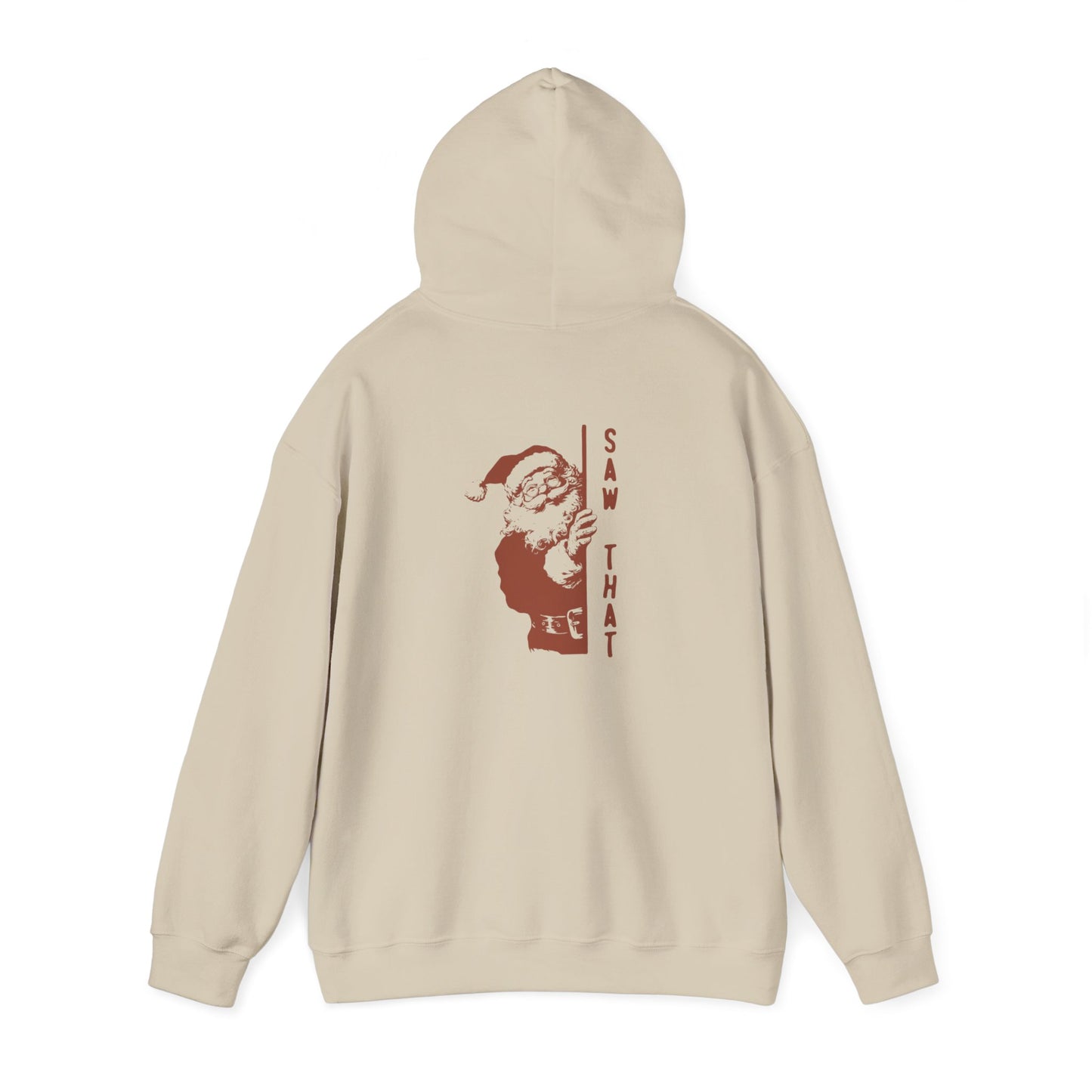 Christmas Santa Hoodie, Cozy Holiday Sweatshirt, Funny Santa Hoodie - PopCultureByDesign36