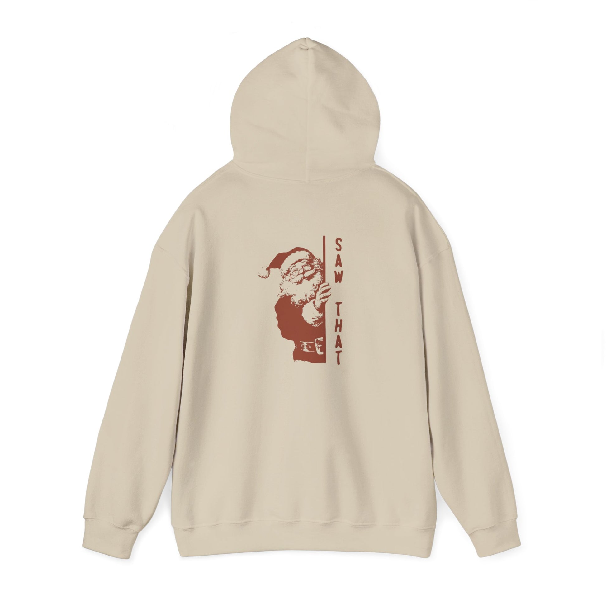 Christmas Santa Hoodie, Cozy Holiday Sweatshirt, Funny Santa Hoodie - PopCultureByDesign36