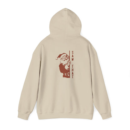 Christmas Santa Hoodie, Cozy Holiday Sweatshirt, Funny Santa Hoodie - PopCultureByDesign36