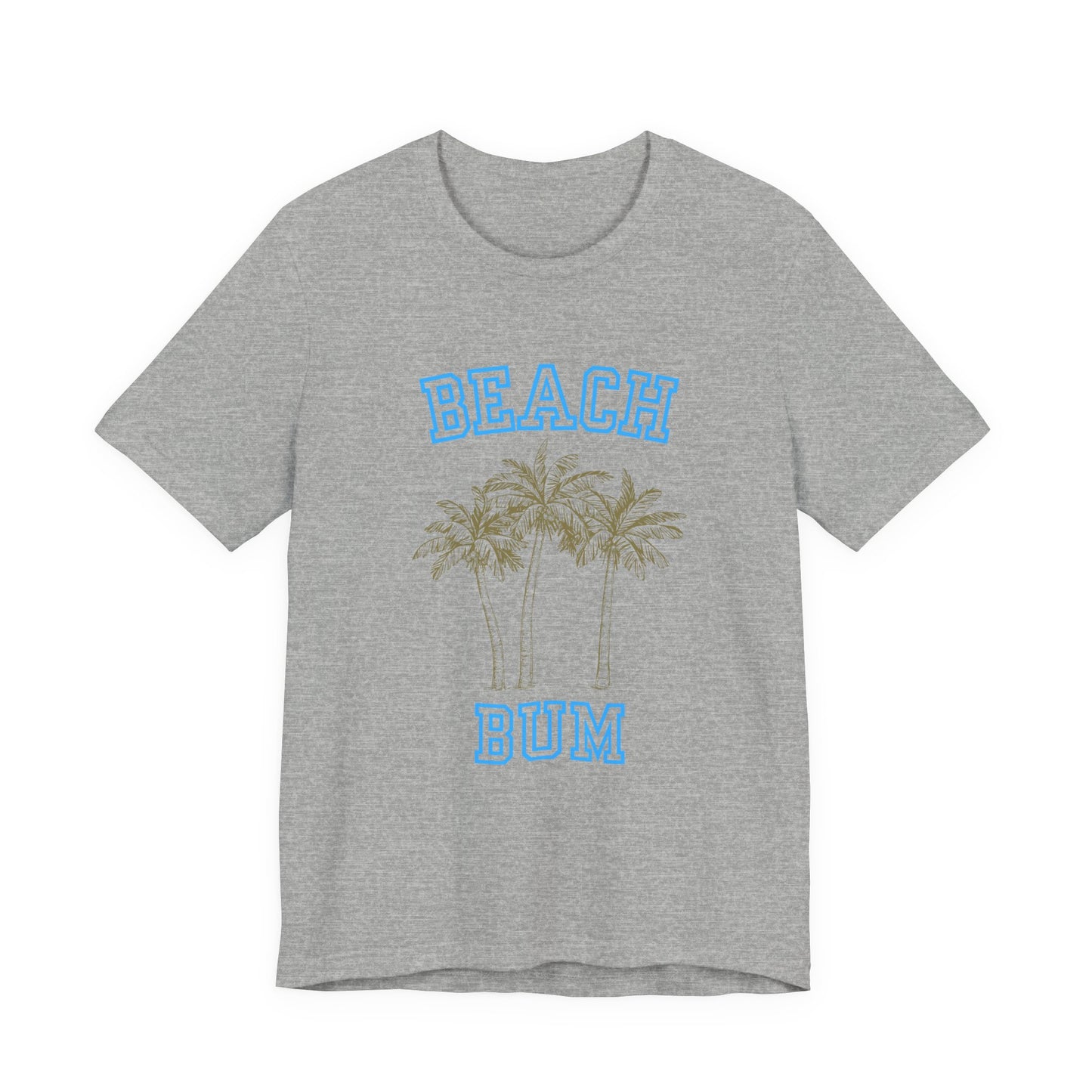 Beach Bum Palm Tree Shirt, Tropical Island Vacation Clothing, Palm Tree Lover Gift - PopCultureByDesign36