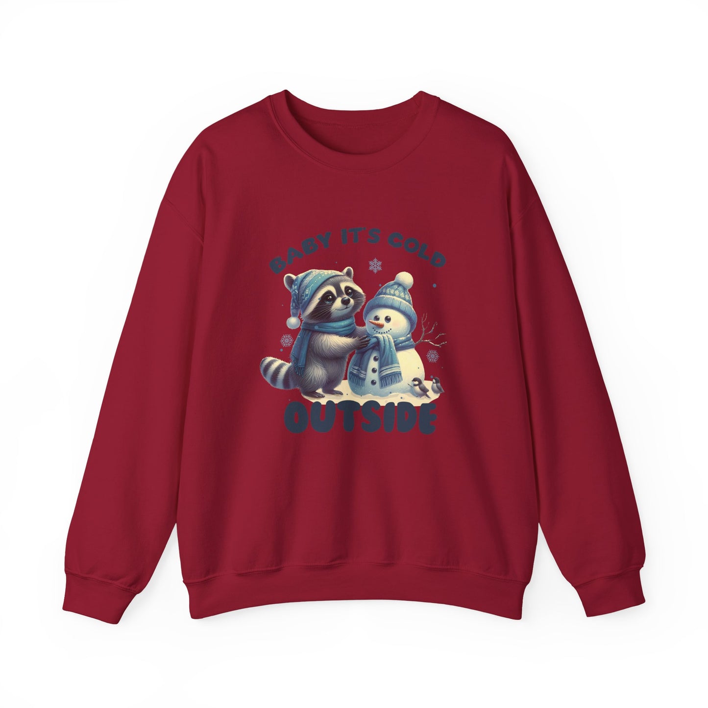 Baby Its Cold Outside Raccoon, Cute Christmas Raccoon, Winter Humor - PopCultureByDesign36
