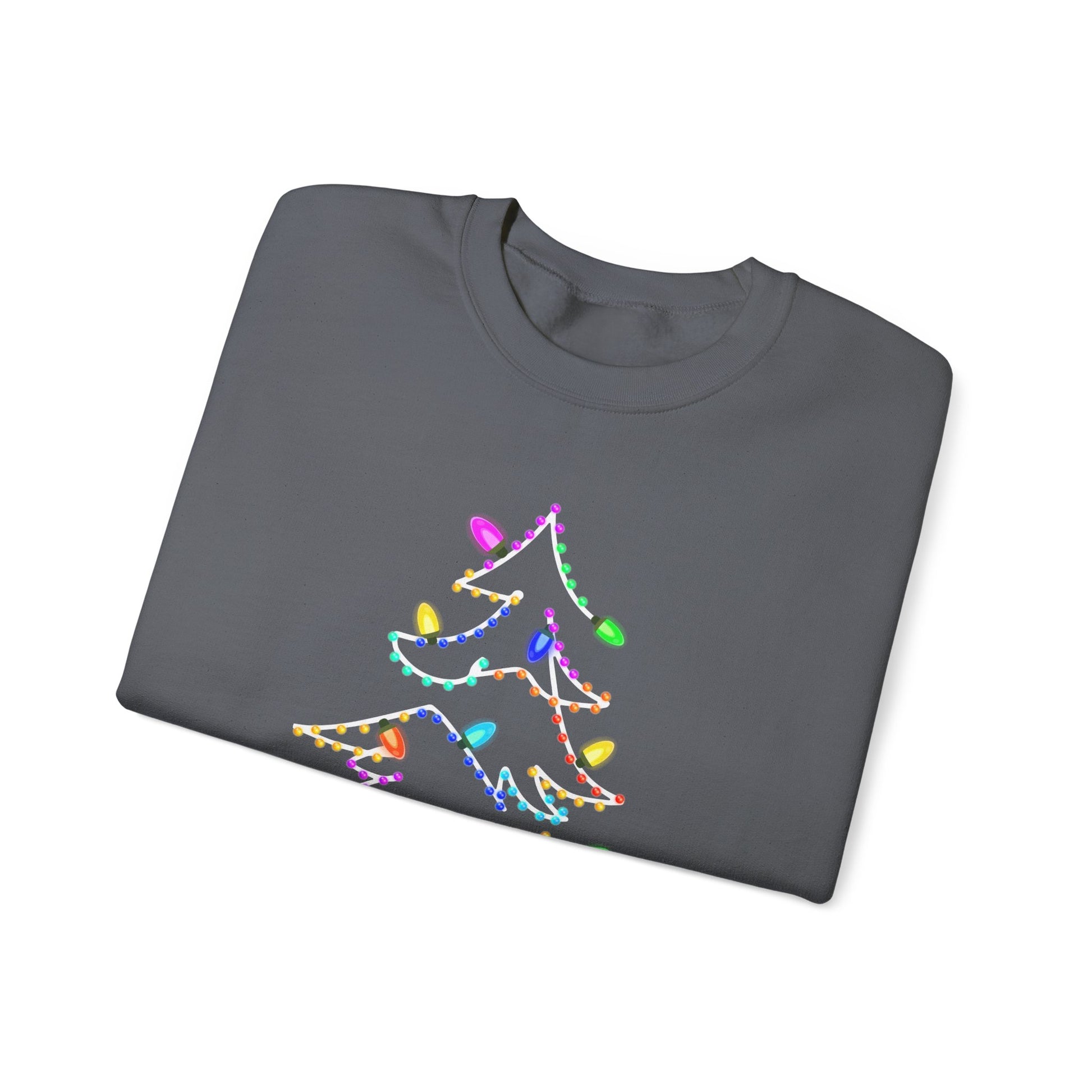 Swirly Christmas Tree with Lights, Neon Tree, Neon Colors Christmas - PopCultureByDesign36