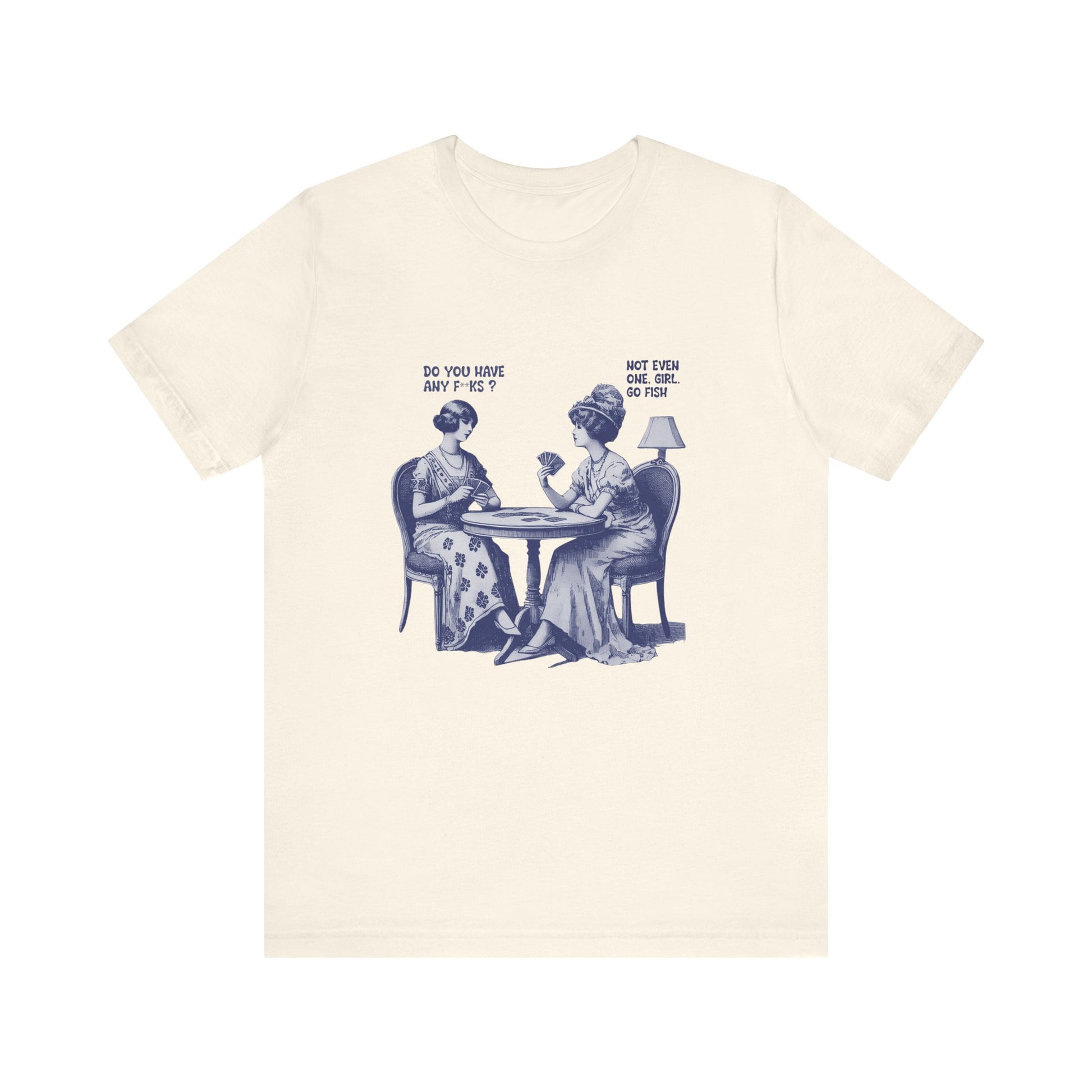 Funny Card Playing Tee, Card Playing Lovers Tee, Vintage Style Top - PopCultureByDesign36