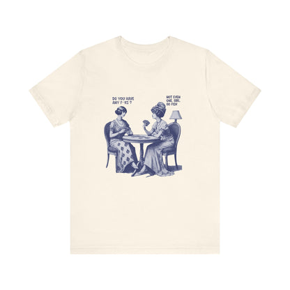 Funny Card Playing Tee, Card Playing Lovers Tee, Vintage Style Top - PopCultureByDesign36