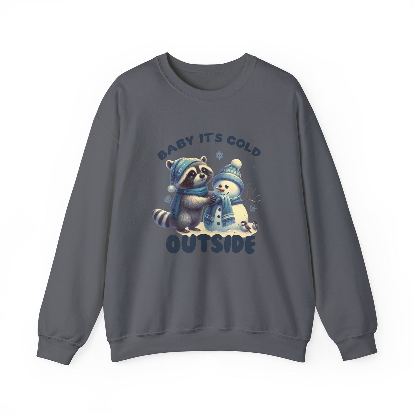 Baby Its Cold Outside Raccoon, Cute Christmas Raccoon, Winter Humor - PopCultureByDesign36