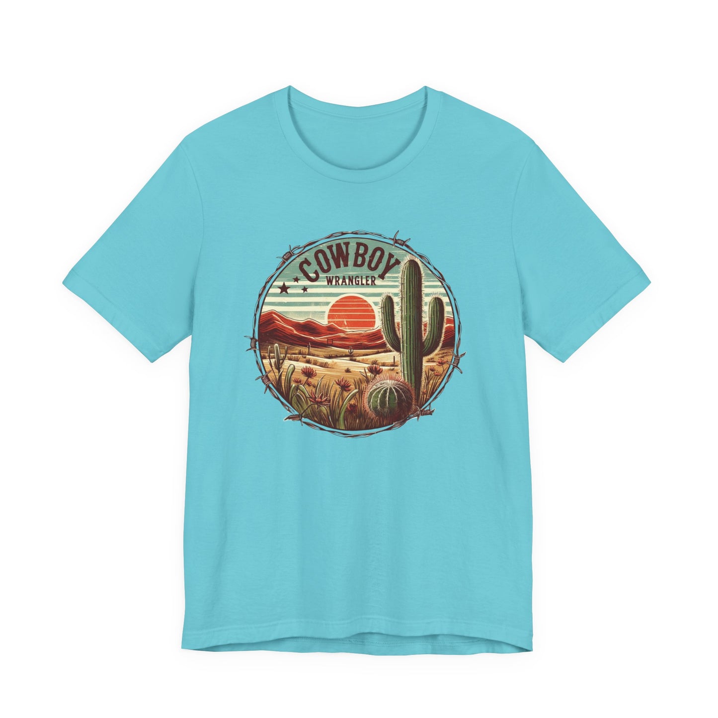 Cowboy Wrangler Shirt, Texas Shirt, Country Music Shirt, Western Shirt - PopCultureByDesign36