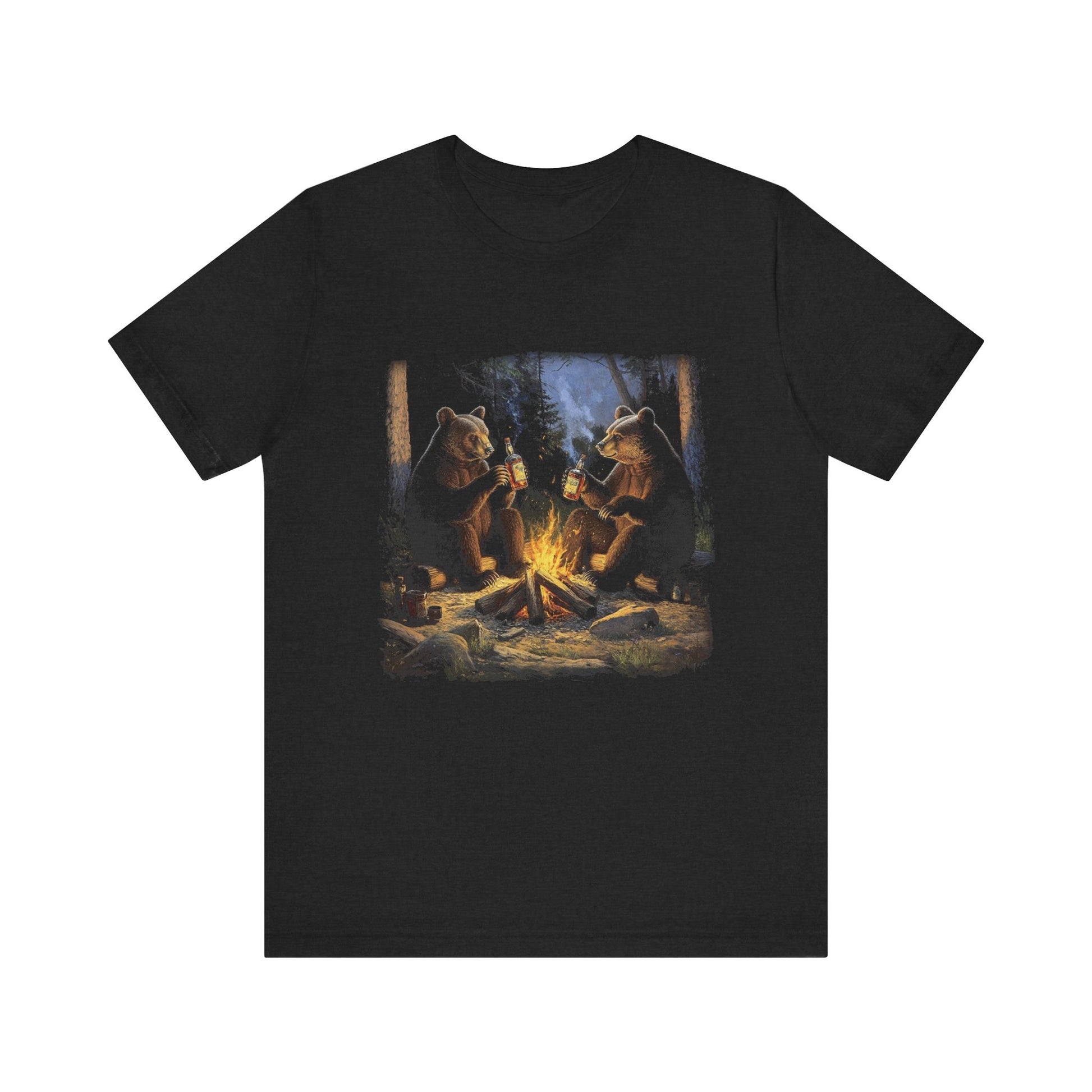 Beer Drinking Grizzly Bear Tshirt, Bear Lover Shirt, Camping Shirts - PopCultureByDesign36