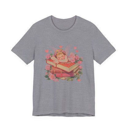 Reading Cupid Shirt, Funny Cupid Shirt, Cupid Love Shirt, Book Reader Shirt - PopCultureByDesign36