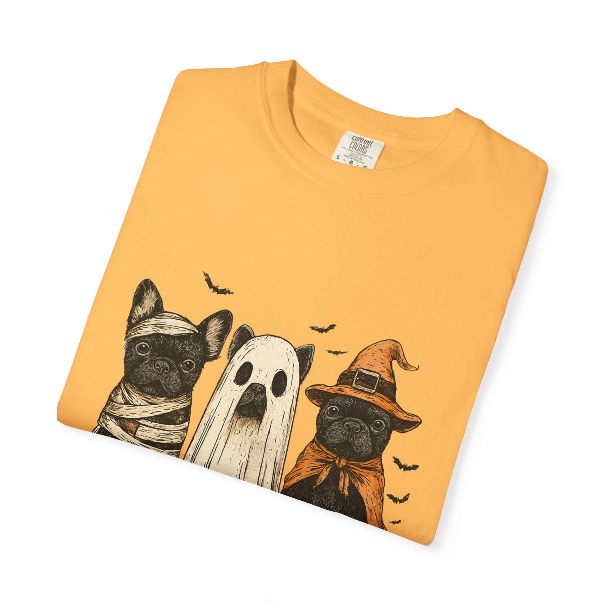 French Puppies Halloween T-shirt, Cute Frenchie Halloween, Dog Lover Shirt - PopCultureByDesign36