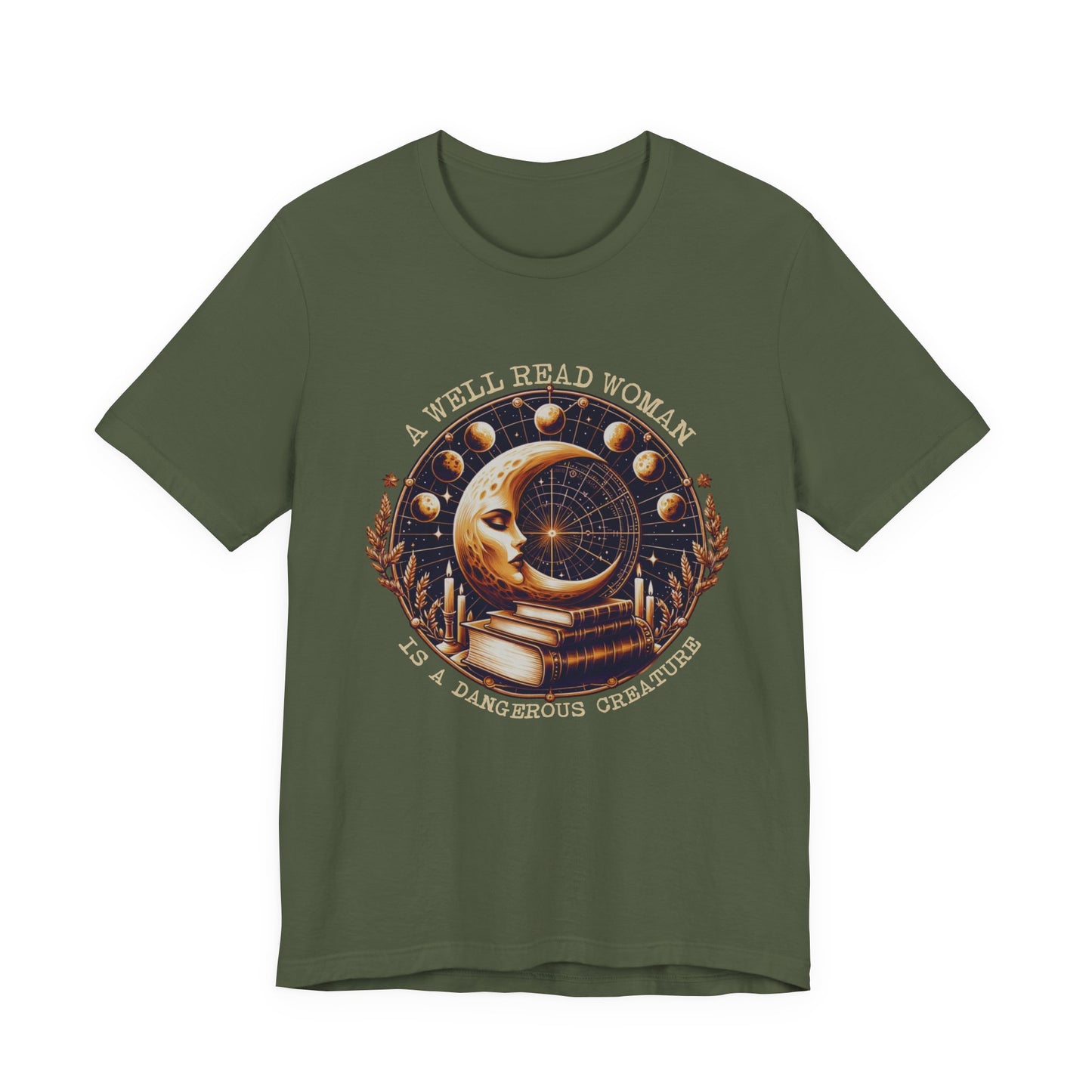 Reading Shirt, Librarian Shirt, Celestial Shirt, Book Lover Tee - PopCultureByDesign36