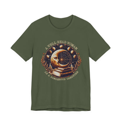 Reading Shirt, Librarian Shirt, Celestial Shirt, Book Lover Tee - PopCultureByDesign36