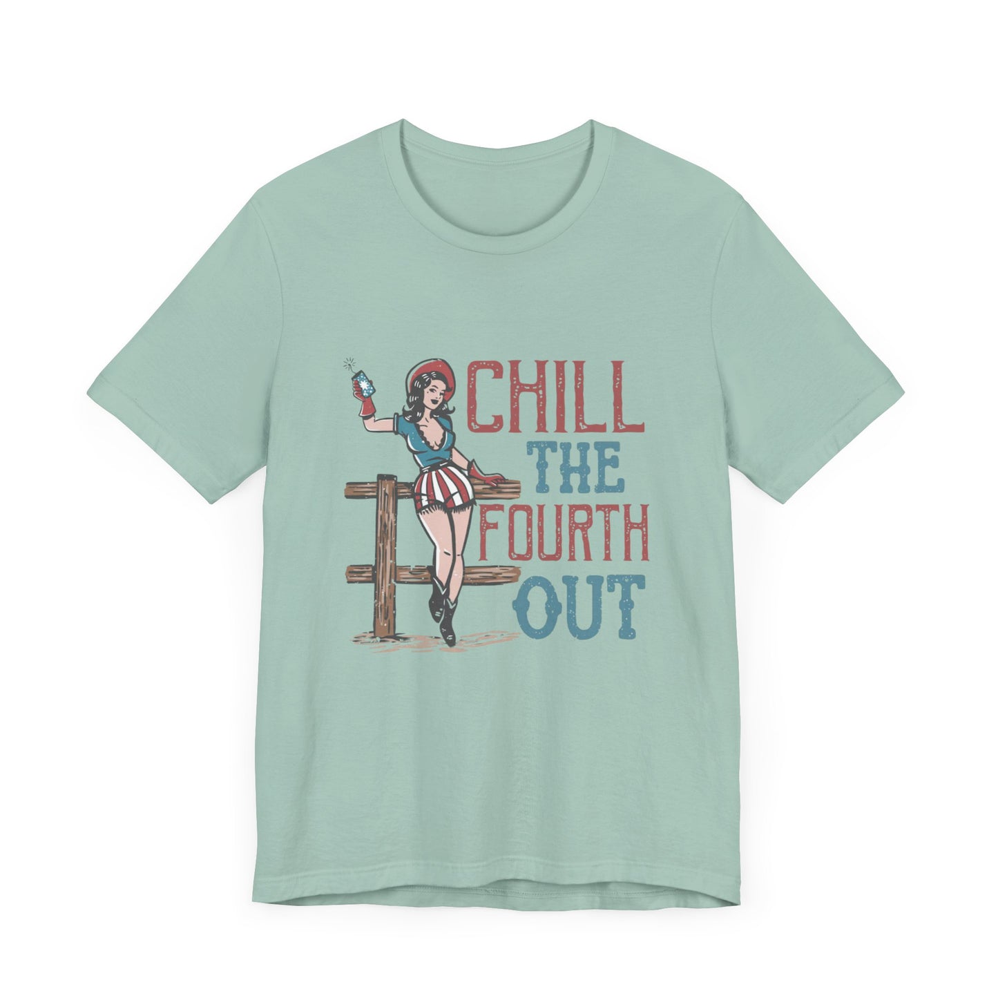 Cowgirl July 4th Retro Shirt, 4th of July Boho Independence Day Tee - PopCultureByDesign36