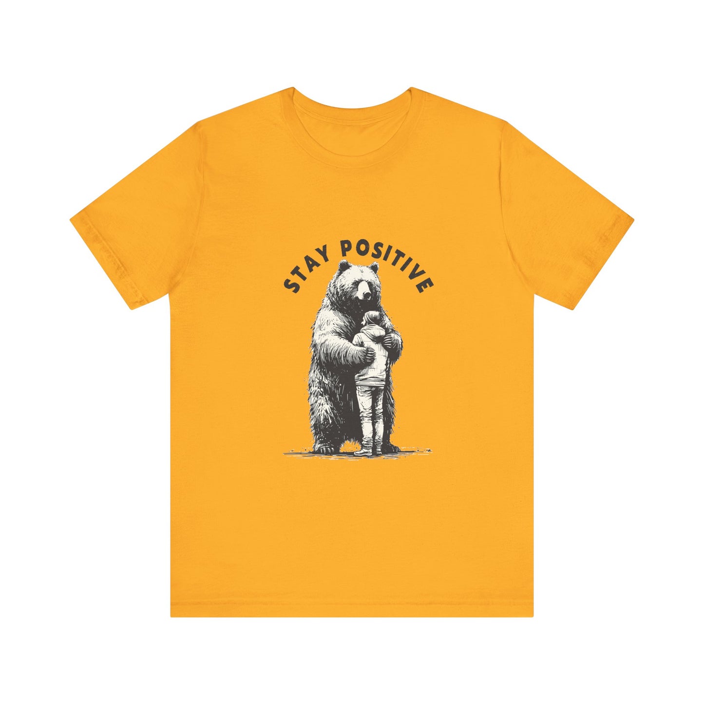 Stay Positive Bear Hug Shirt, Mental Health Shirt, Bear Hug Tee - PopCultureByDesign36