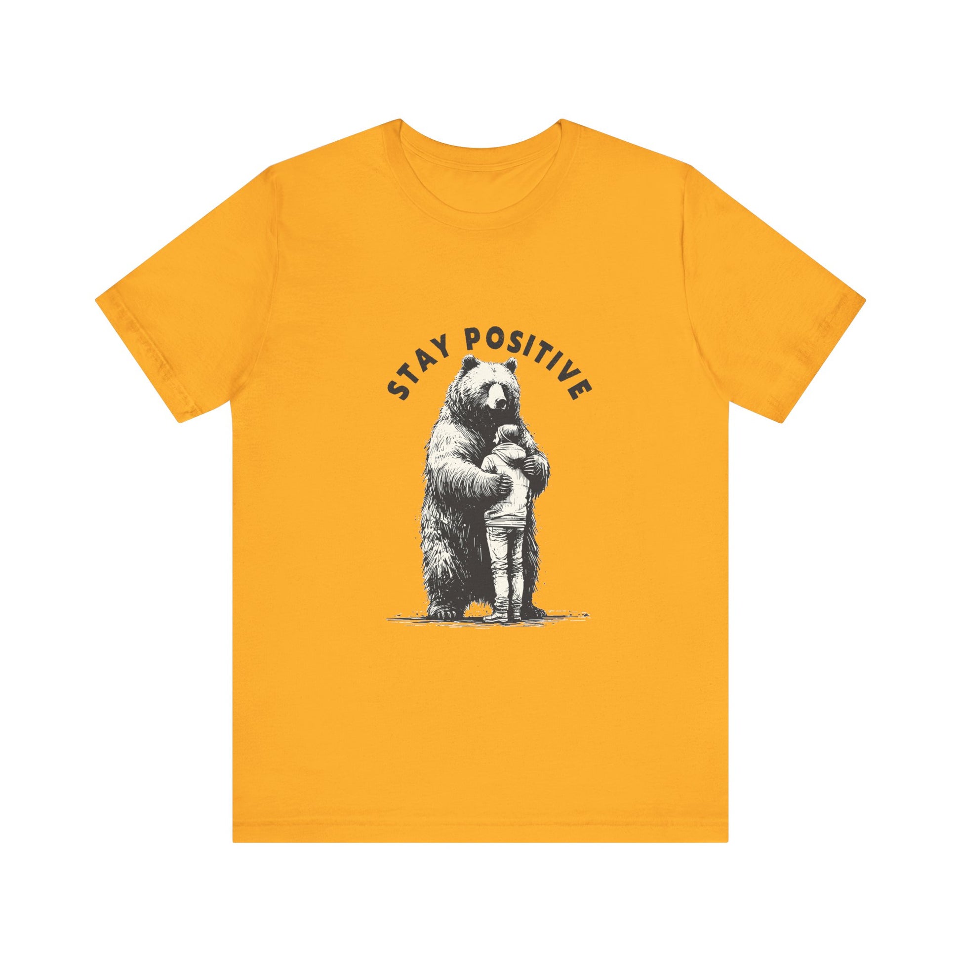 Stay Positive Bear Hug Shirt, Mental Health Shirt, Bear Hug Tee - PopCultureByDesign36