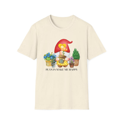 Plants make me happy, Funny Gardening Shirt, Botanic Shirt, Gift for Plant Lover - PopCultureByDesign36