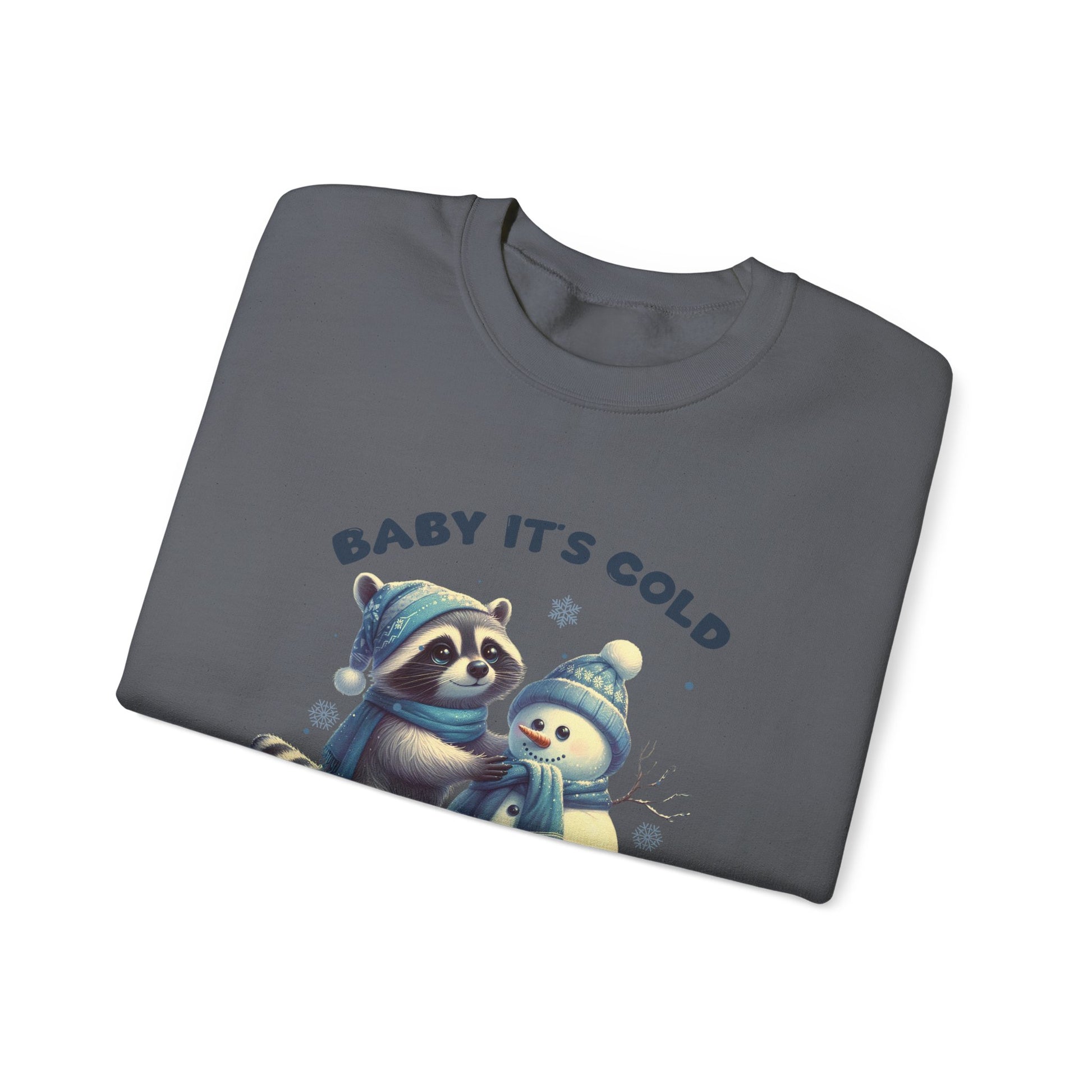 Baby Its Cold Outside Raccoon, Cute Christmas Raccoon, Winter Humor - PopCultureByDesign36
