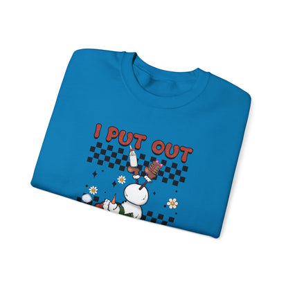 I Put Out For Santa Sweatshirt, Funny Christmas Sweatshirt, Funny Santa Sweatshirt - PopCultureByDesign36