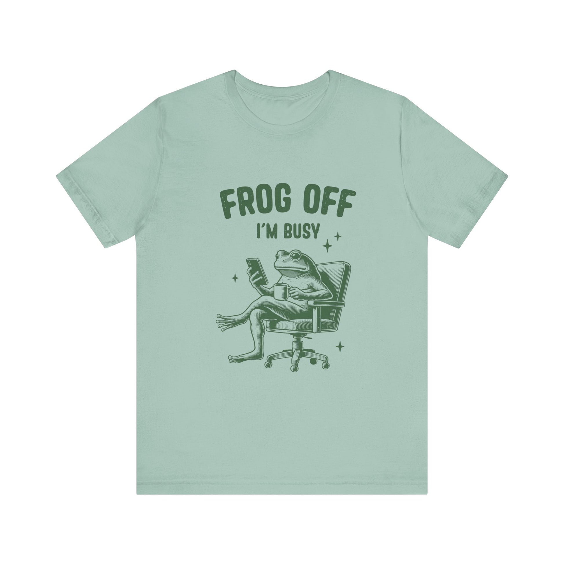 Frog Off Im Busy Shirt, Frog Pond TShirt, Meme Frog Shirt - PopCultureByDesign36