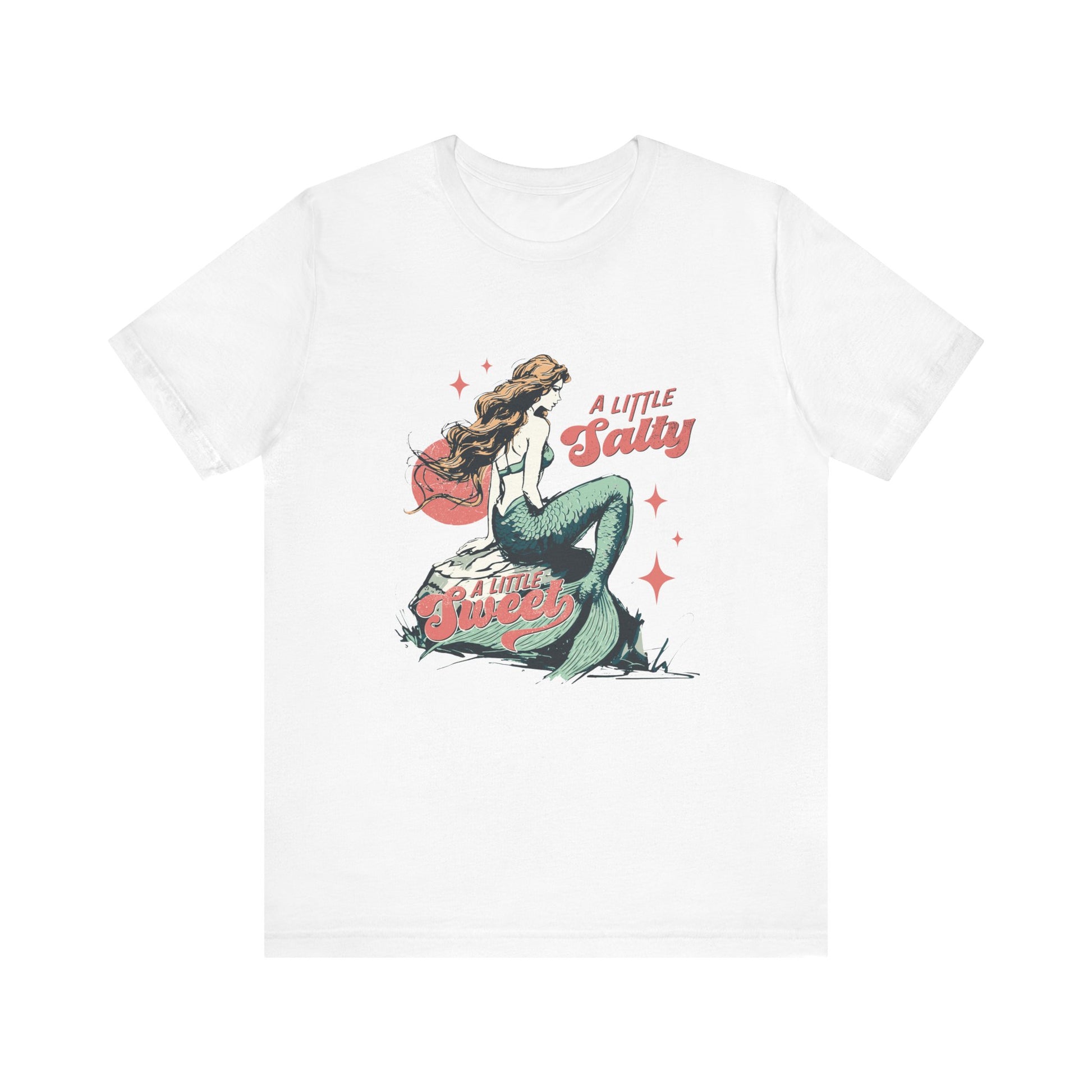 Mermaid TShirt, Summer Vibes Mermaid Shirt, Beach Sea Life - PopCultureByDesign36