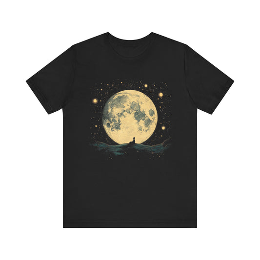 Mystic Moon And Boy Shirt, Mystical Moon Phase Shirt, Moon Phase T-Shirt - PopCultureByDesign36