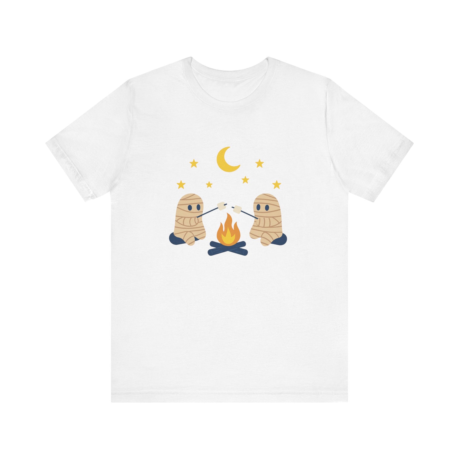 Camping Mummy Tee, Halloween Shirt, Spooky Camping Top - PopCultureByDesign36