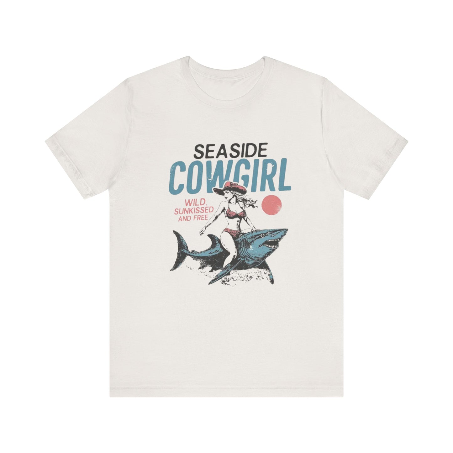 Seaside cowgirl retro summer Shirt, Western beach Shirt, Wild sunkissed Shirt - PopCultureByDesign36